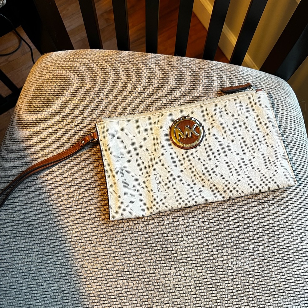 Michael Kors envelope clutch/ wristlet.